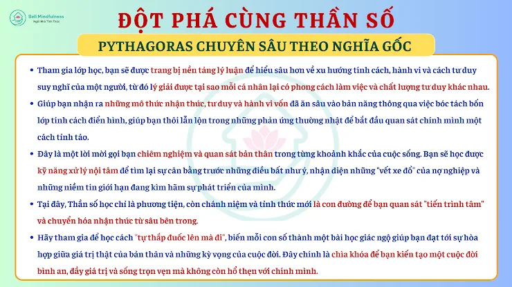 Đột phá cùng Thần Số – giá trị của khóa Pythagoras chuyên sâu theo nghĩa gốc